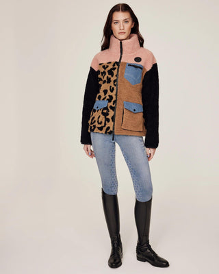 Pink and leo teddy jacket