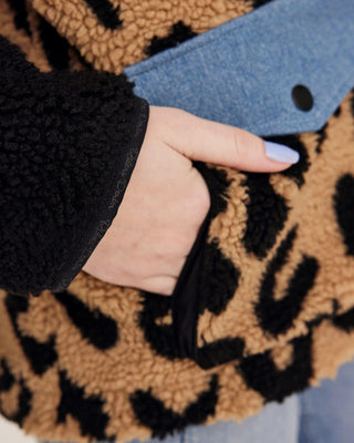 Pink and leo teddy jacket