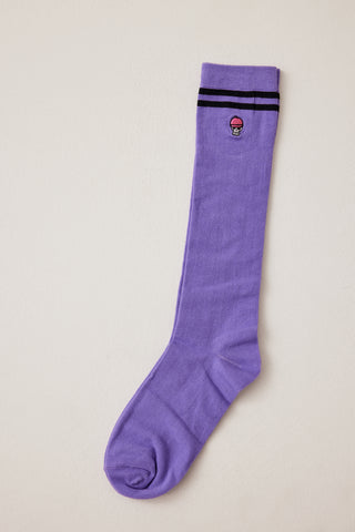 Sporty riding socks lilac